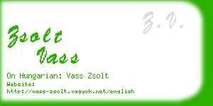 zsolt vass business card